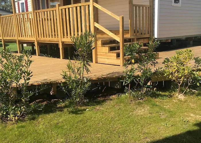 Kamp alanı Location Mobil Home, Cap Ferret, 4 Etoiles, Parc Aquatique Lège-Cap-Ferret