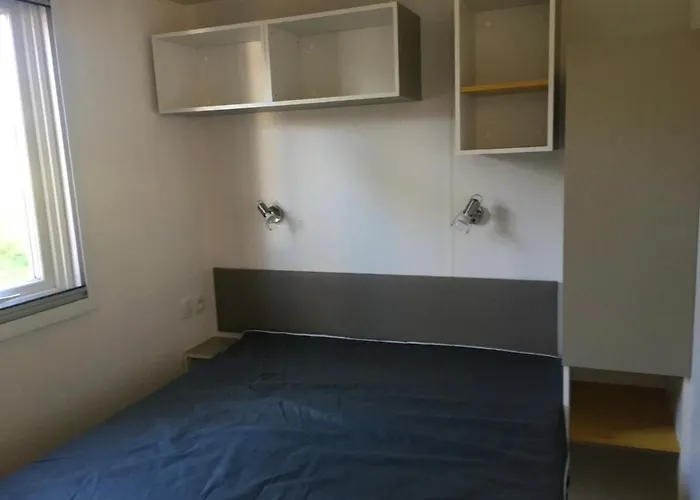 Location Mobil Home, Cap Ferret, 4 Etoiles, Parc Aquatique Kamp alanı Lège-Cap-Ferret